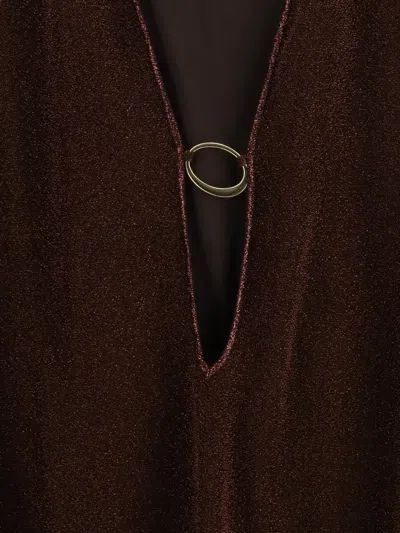 圈环细节迷你连衣裙