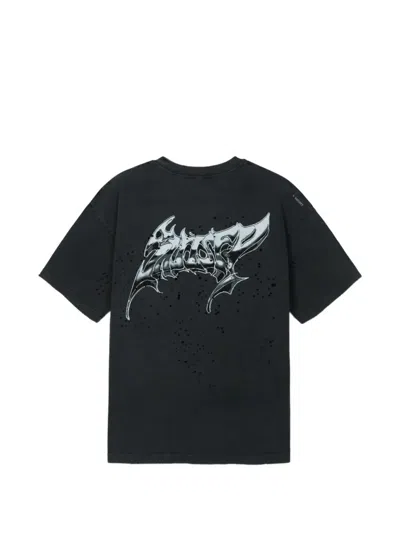 Satisfy Graphic T-shirt In Black