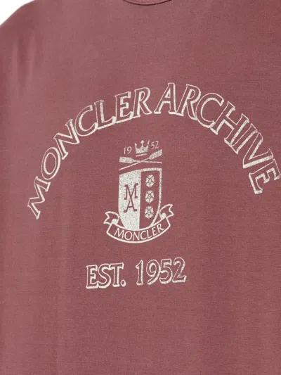 Moncler Graphic T-shirt In Brown