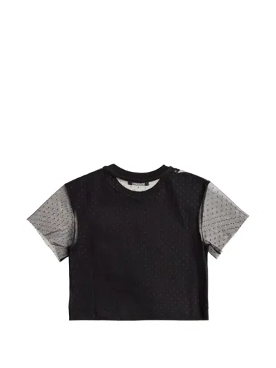 Balmain Cropped Top In Black