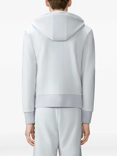 Thom Browne Zip-up Hoodie In Gray