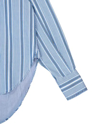 Paula Striped-pattern Shirt In Blue