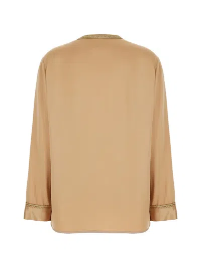 Forte Forte Pocket Trim Jacket In Brown