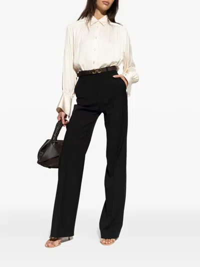 Ps By Paul Smith Tie-cuff Button-down Top In Neutral
