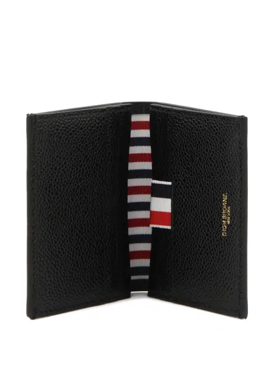 Thom Browne Grained Wallet In Black