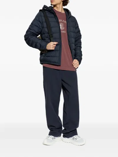 Moncler Patch-pocket Trousers In Blue