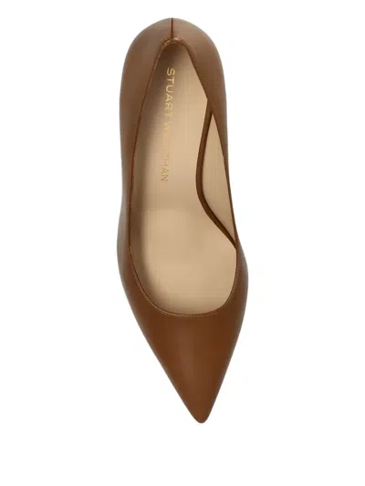 Stuart Weitzman Power Pumps In Brown