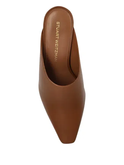 Stuart Weitzman Stassi Mule 50high-heeled Sandals In Brown