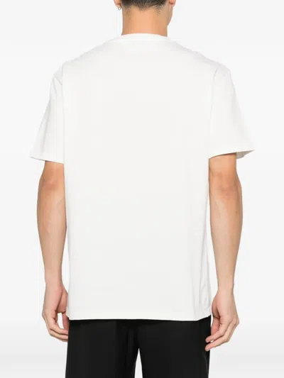 Alexander Mcqueen Skull Graphic Crew Neck Cotton T Shirt In White