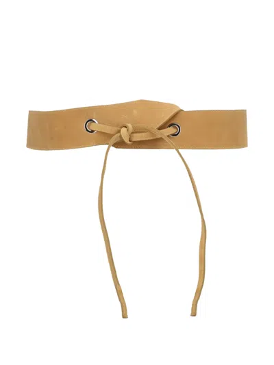 Paloma Wool Trot Tie-fastening Belt In Neutral