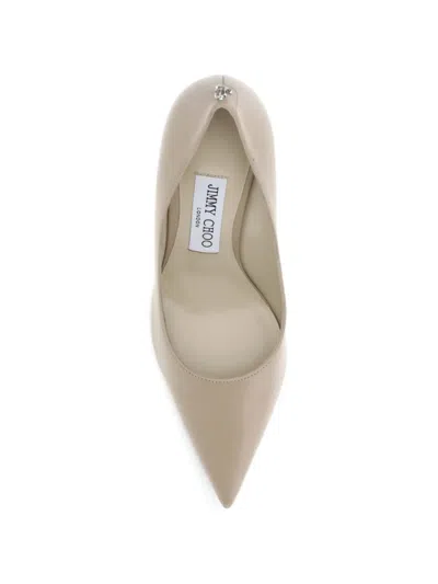 Jimmy Choo Pointed-toe Heel Pumps In Neutral