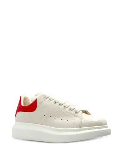 Alexander Mcqueen Lace-up Platform Sneakers In White