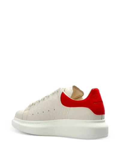 Alexander Mcqueen Lace-up Platform Sneakers In White