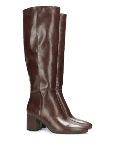 Mexx Pluck Mila Pointed-toe Boots In Brown