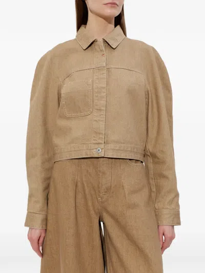 Jacquemus Pocket Jacket In Nude