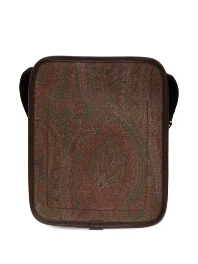 Etro Paisley Jacquard Messenger Bag In Multi
