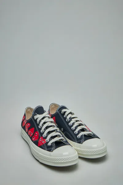 Comme Des Garcons Play Converse Multi Heart Low Top In Multi