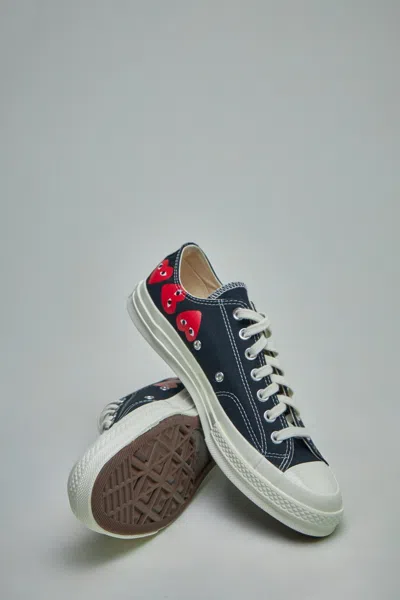 Comme Des Garcons Play Converse Multi Heart Low Top In Multi