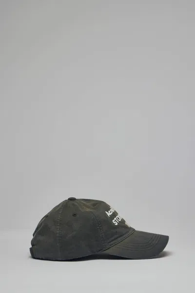 Acne Studios Logo Cap With Embroidered Logo In Black