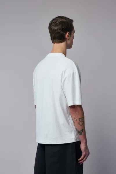 Acne Studios Logo T-shirt In White