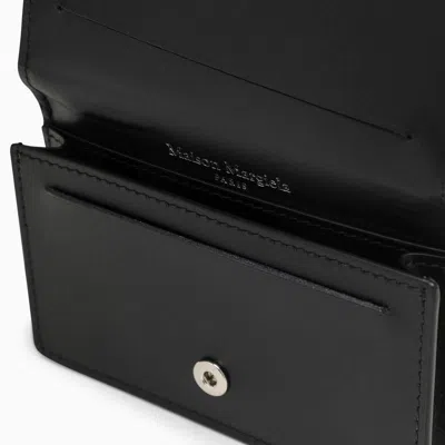Maison Margiela Grained Leather Wallet In Black