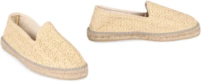 Manebi Raffia Espadrilles In Neutral