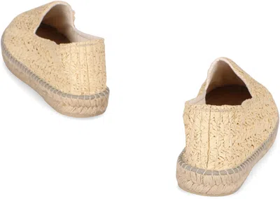 Manebi Raffia Espadrilles In Neutral