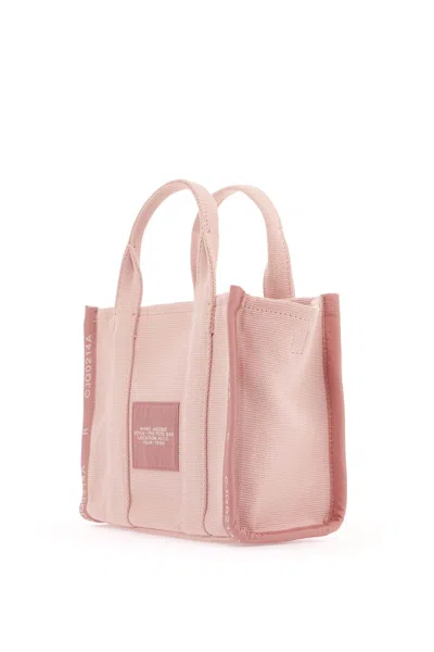 Marc Jacobs Pink Canvas Small The Tote Bag Handbag In Brown