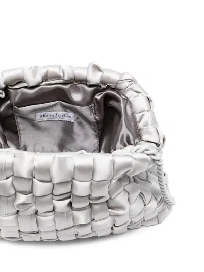 Maria La Rosa Satin Game Pouch Bags In Pattern