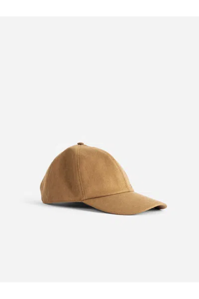 Moncler Baseball Cap In Brown