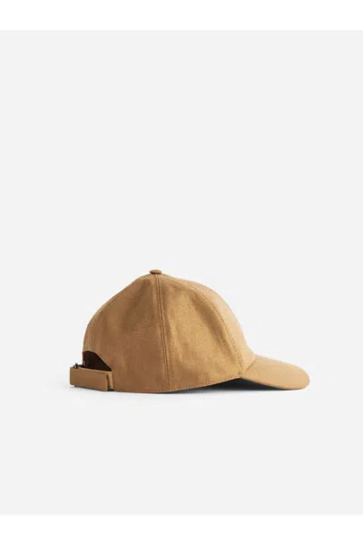 Moncler Baseball Cap In Brown