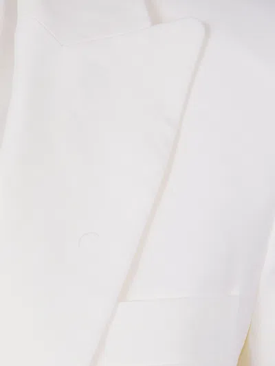 Pinko Equilibrata Linen Blazer In White