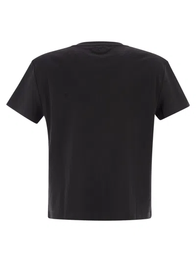 Max Mara Short-sleeved T-shirt In Black