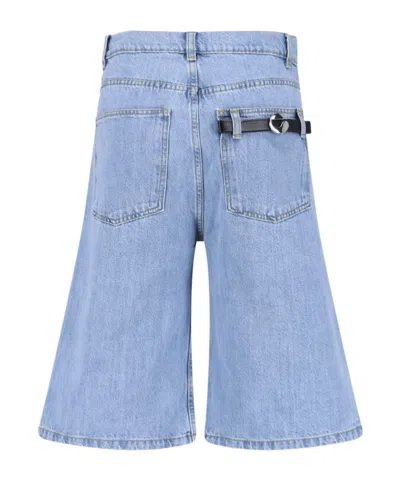 Coperni Jeans With Belt Loops In Blue