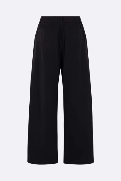 Brunello Cucinelli French Terry Track Trousers In Black