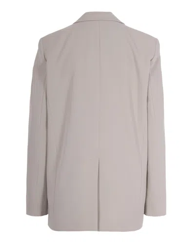 Pinko Single-button Blazer In Neutral