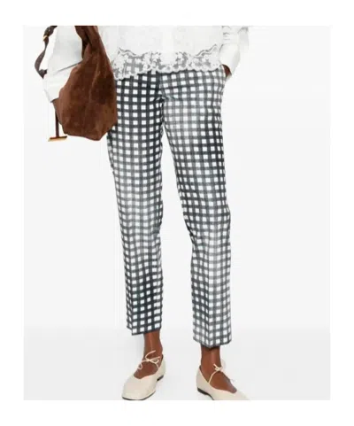 Ermanno Scervino Plaid Trousers In Pattern