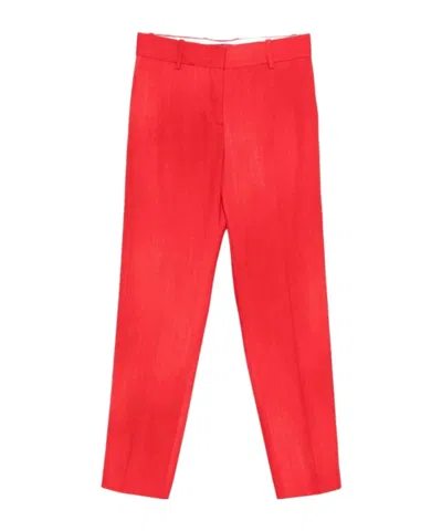 Ermanno Scervino Belt Loop Trousers In Red