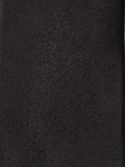 Prada Triangle Logo-embroidered Striped Wool Tie In Brown