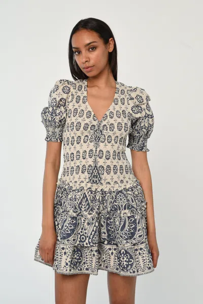 Love The Label Audrey Short Sleeve Dress In Multi
