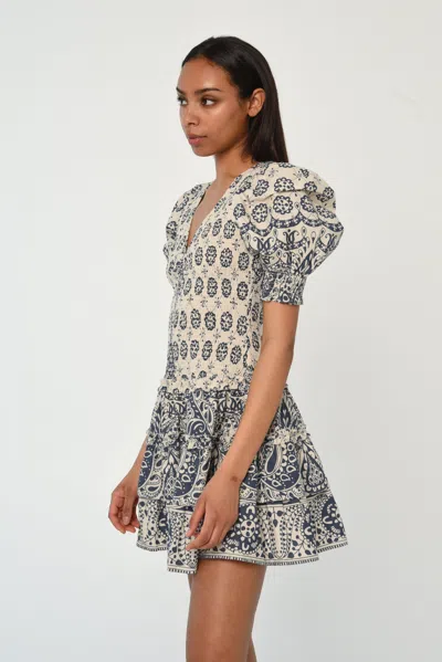 Love The Label Audrey Short Sleeve Dress In Multi