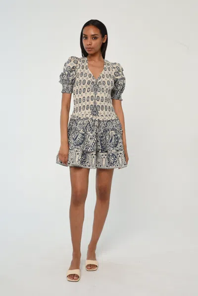 Love The Label Audrey Short Sleeve Dress In Multi
