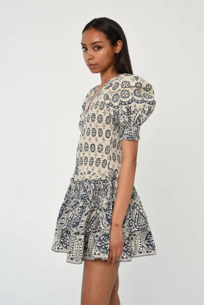Love The Label Audrey Short Sleeve Dress In Multi