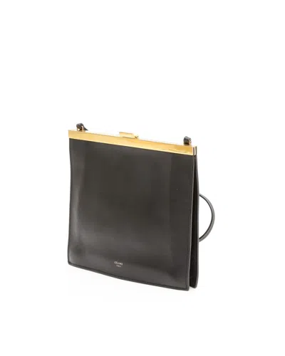 Celine Céline Mini Clasp Bag In Black
