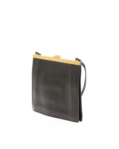 Celine Céline Mini Clasp Bag In Black
