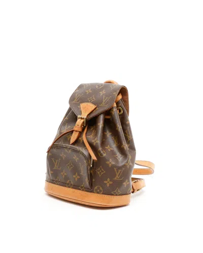 Louis Vuitton Monogram Montsouris Pm Backpack In Brown