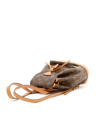 Louis Vuitton Monogram Montsouris Pm Backpack In Brown