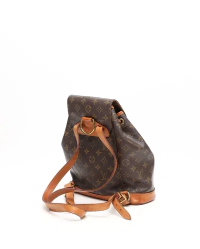 Louis Vuitton Monogram Montsouris Mm Backpack In Brown