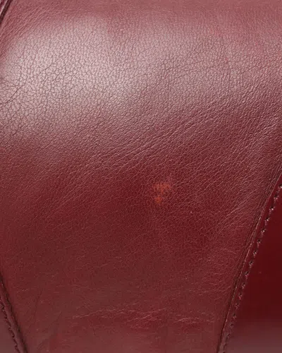 Prada Bowler Bag In Red