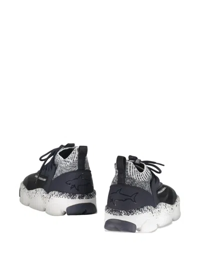 Paul & Shark Shark Insert Trainers In Black